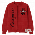 Cougars Cardi-Crew with logo